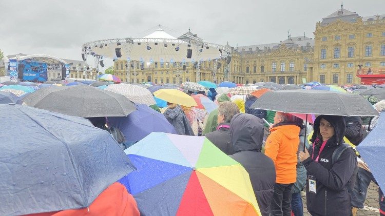 Das Wetter ist wechselhaft - die Stimmung gut