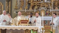 Misa en la iglesia de San Ignacio de Loyola en Roma, 15 de mayo de 2026