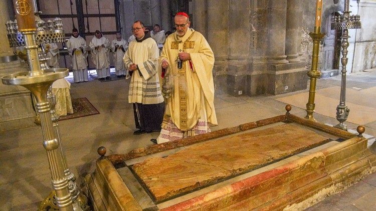 Il cardinale Pierbattista Pizzaballa, patriarca latino di Gerusalemme