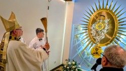 Bp Jacek Grzybowski pobłogosławił nowe miejsce modlitwy o pokój 