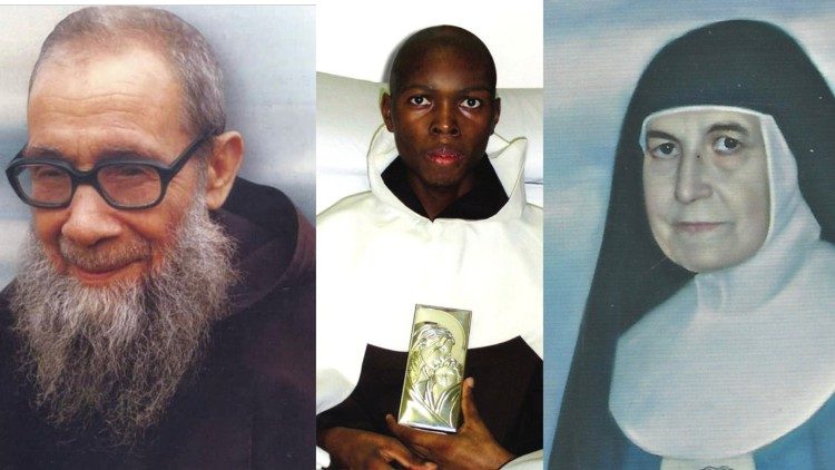 Fra Nazareno iz Pule na Sardiniji; bosonogi karmelićanin brat Jean-Thierry; španjolska redovnica Mar&iacute;a Ana Alberdi Echezarreta 