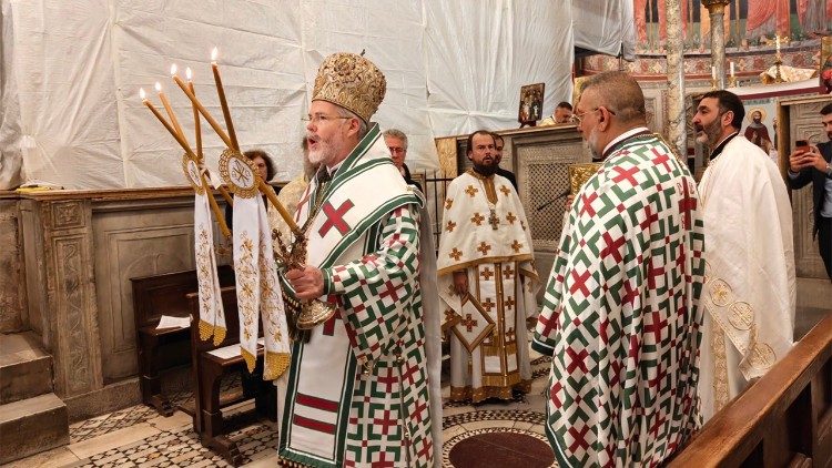 Литургия в базиликата "Свети Климент"
