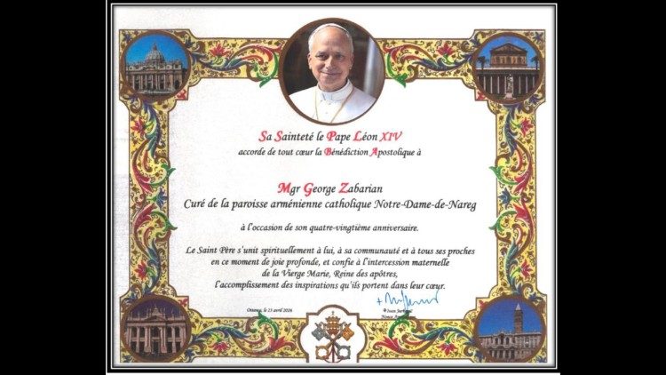 2026.05.26 Benedizione Papale a Mons Zabarian ex Direttore Sez Armena 