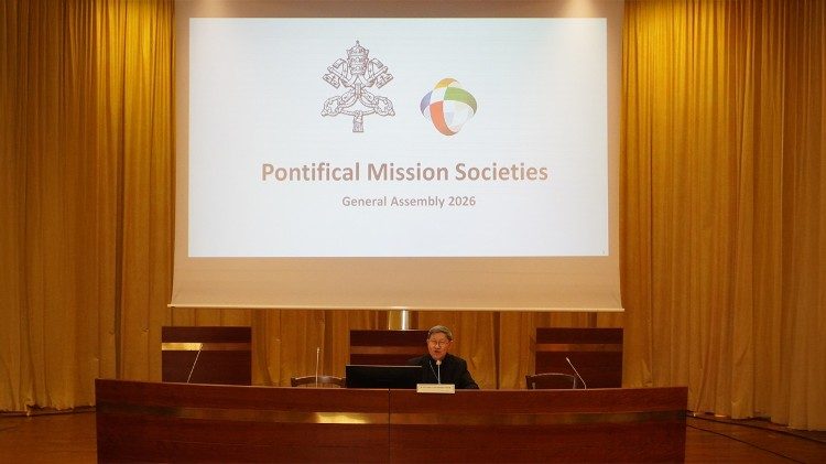 Il cardinale Tagle all'Assemblea delle Pontificie Opere Missionarie (© Agenzia Fides)