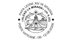 Matasellos por el Viaje Apostólico del Papa León XIV a España