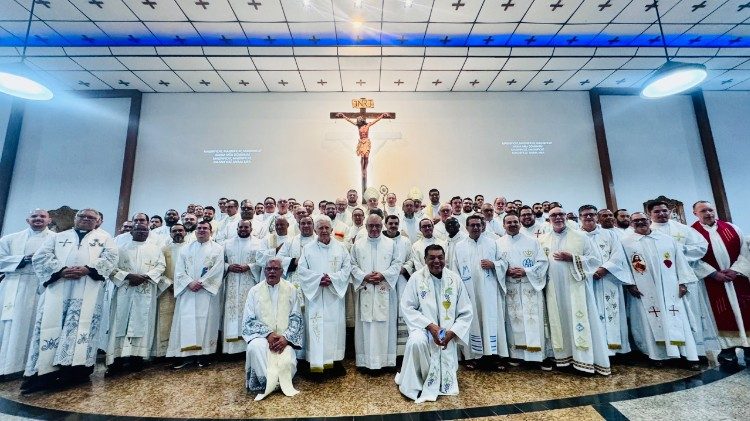 Presbíteros do Regional Oeste 2 se reúnem na diocese de Rondonópolis-Guiratinga