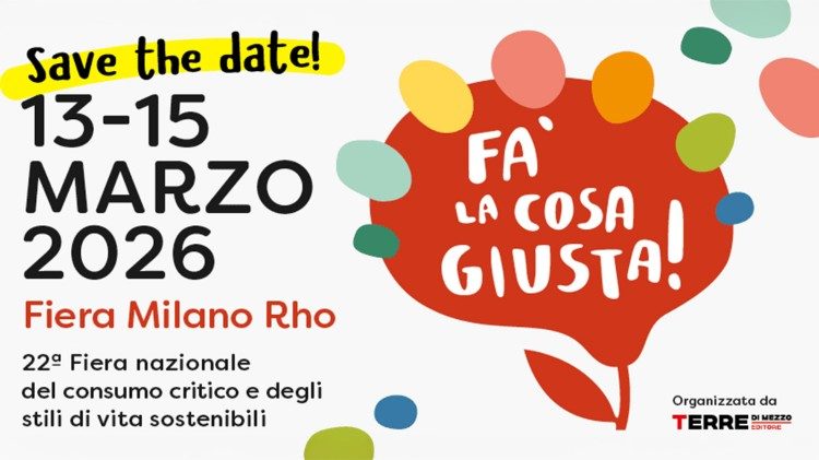 2026.03.02 Il logo della fiera sul turismo sostenibile "Fa' la cosa giusta"