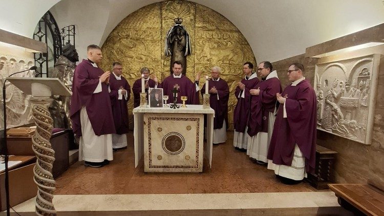 Szentmise a Szent Péter bazilika Magyar Kápolnájában 