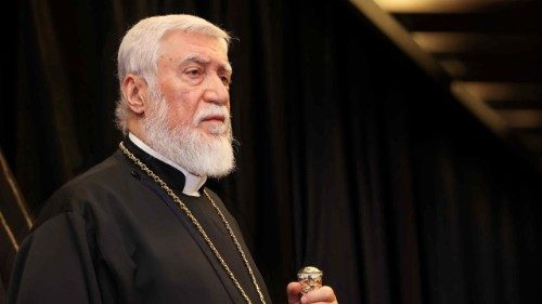 Katolikos Ormiańskiego Kościoła Apostolskiego Aram I z wizytą u Papieża 18 maja