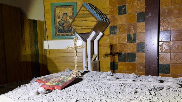 The aftermath of the explosions in Ankawa