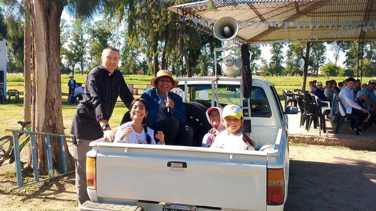 Podczas objazdu parafii