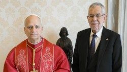 2026.03.05 Presidente Austria Alexander van der Bellen da Papa Leone XIV