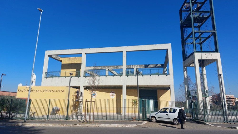 La facciata della chiesa di Santa Maria della Presentazione in via di Torrevecchia