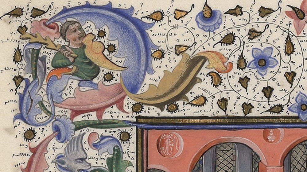 La flagelación, Libro de Horas, Biblioteca Apostólica Vaticana, oct. 2919, Flandes, siglo XV (187 x 134 mm) - detalle 