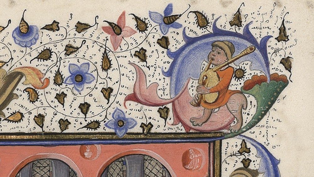 La flagelación, Libro de Horas, Biblioteca Apostólica Vaticana, oct. 2919, Flandes, siglo XV (187 x 134 mm) - detalle 