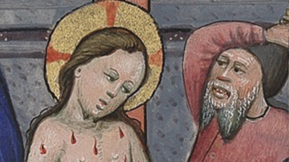 Libro d’ore Biblioteca Apostolica Vaticana, Ott. lat. 2919 Fiandre, sec. XV (mm 187x134) - particolare   (© Biblioteca Apostolica Vaticana)