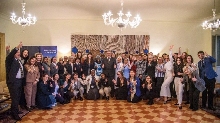 “Women of faith: Student leaders of tomorrow” event hosted by the British and Australian Embassies to the Holy See on March 9 to mark International Women's Day