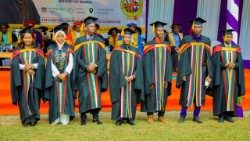 SAUT students graduating in the Masters Degree programmes (Photo: Martin Nyoni)