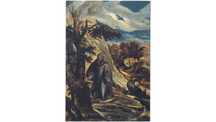"San Francesco che riceve le stimmate" di El Greco in mostra a Castel Gandolfo