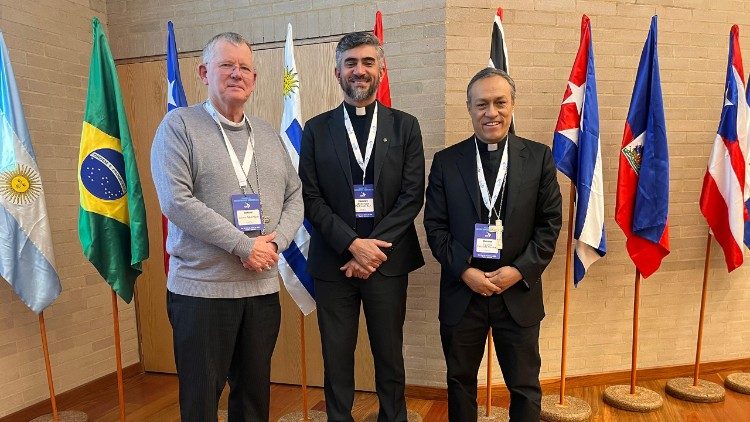 Dom Jaime, padre Anderson, dom Lizardo Herrera