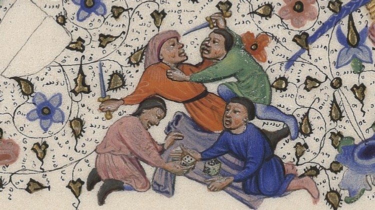 Crocifissione, Libro d’ore Biblioteca Apostolica Vaticana, Ott. lat. 2919 Fiandre, sec. XV, f.25v