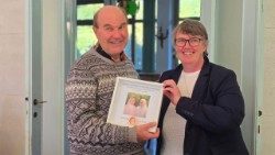 Fr. François Marie Hervé du Penhoat - Society of African Missions (SMA) with Sr. Mary T. Barron of Our Lady of Apostles (OLA)