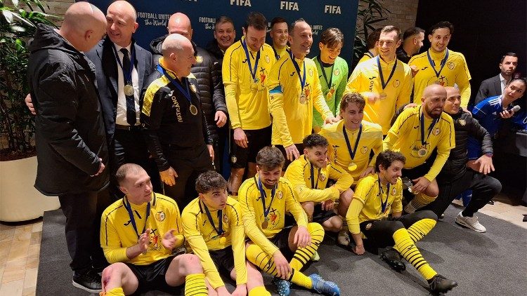 Die vatikanische Nationalelf in Z&uuml;rich