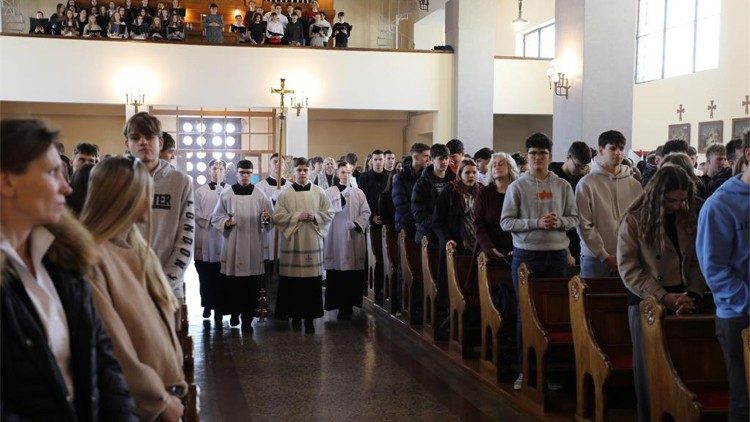 Misno slavlje u sjemenišnoj crkvi Srca Isusova na zagrebačkoj Šalati (Foto: TUZGN)