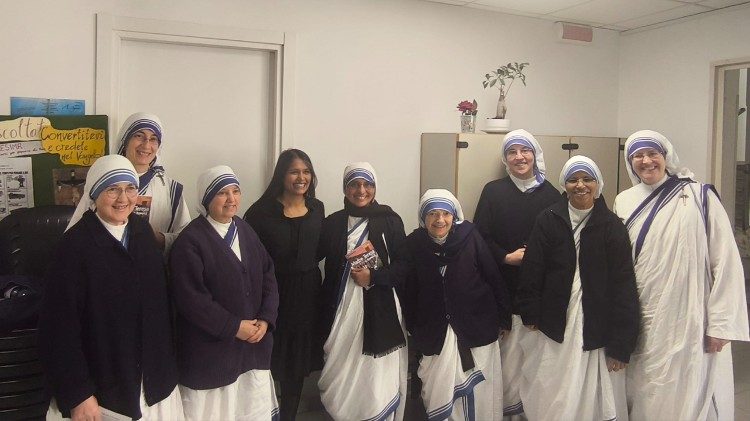 Sarita Agnes Rossi e le Missionarie della Carità presso Casa Dono di Maria (Città del Vaticano)