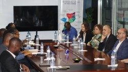 Encontro de cortesia com o Embaixador Gabriele Annis, na Reitoria da UCM