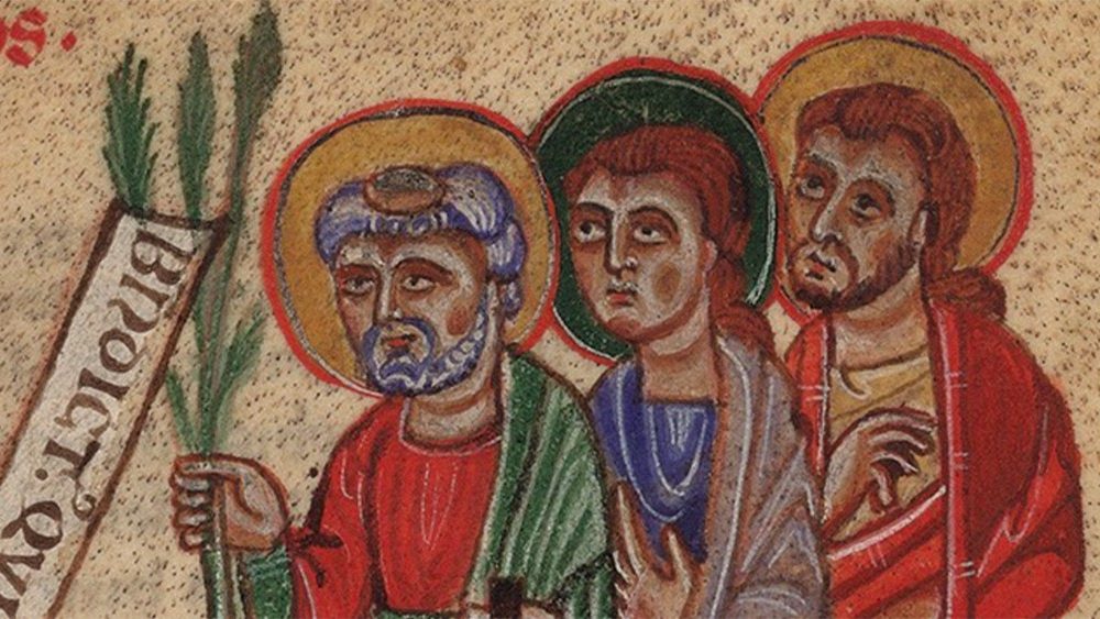 Hyrja në Jerusalem – Besëlidhja e Re - Biblioteka Apostolike e Vatikanit Vat. lat. 39 - Italia veriore, shek. XIII - (mm 202x145; ff. 172)