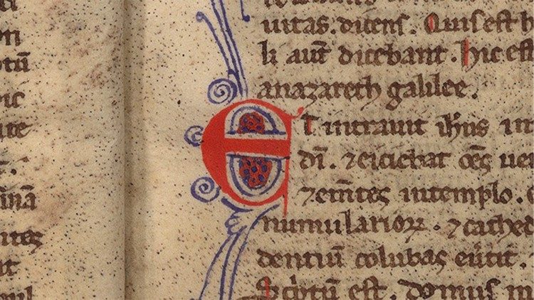 Hyrja n&euml; Jerusalem – Bes&euml;lidhja e Re - Biblioteka Apostolike e Vatikanit Vat. lat. 39 - Italia veriore, shek. XIII - (mm 202x145; ff. 172)