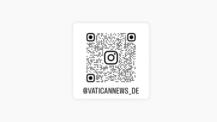 Der Scan dieses Codes öffnet direkt das Instagram Profil der deutschsprachigen Redaktion von VaticanNews.