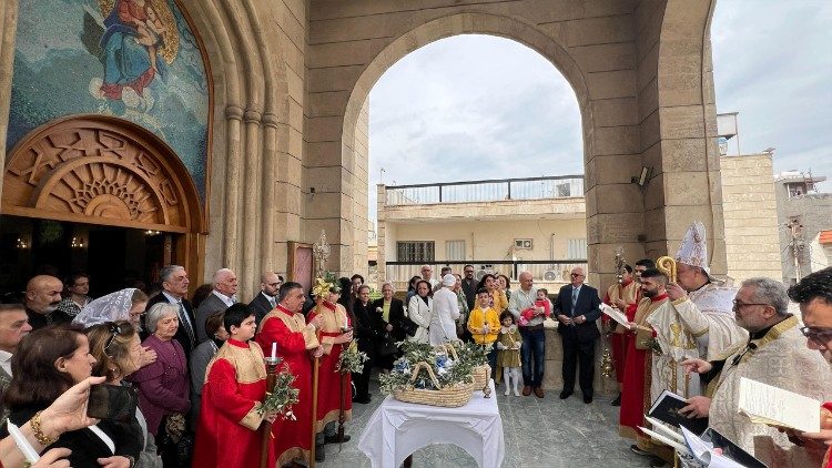 Ծաղկազարդի տօնը  Պաղտատի մէջ