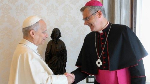 Neuer Vorsitzender der deutschen Bisch&ouml;fe beim Papst