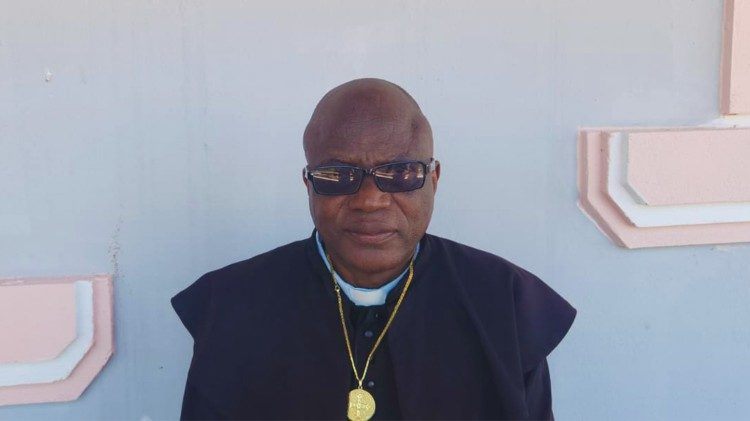 O reitor do Santu&aacute;rio mariano Nossa Senhora da Muxima, Padre Mpindi Alberto