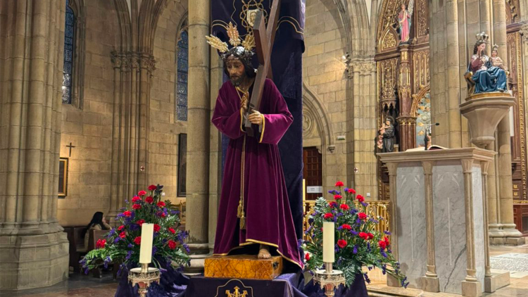 Catedrala din San Sebastian, în Spania (detaliu)