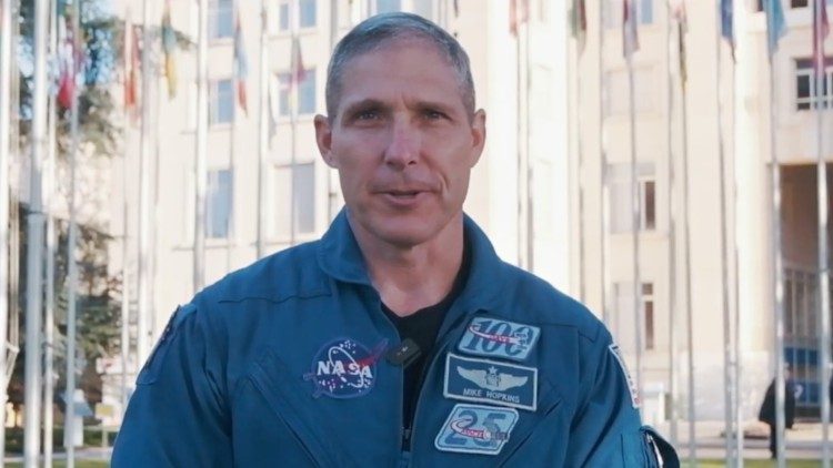 O astronauta da Nasa, Michael Scott Hopkins