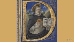 Saint Thomas Aquinas, Vatican Apostolic Library, BAV Vat. lat. 797, f. 1r