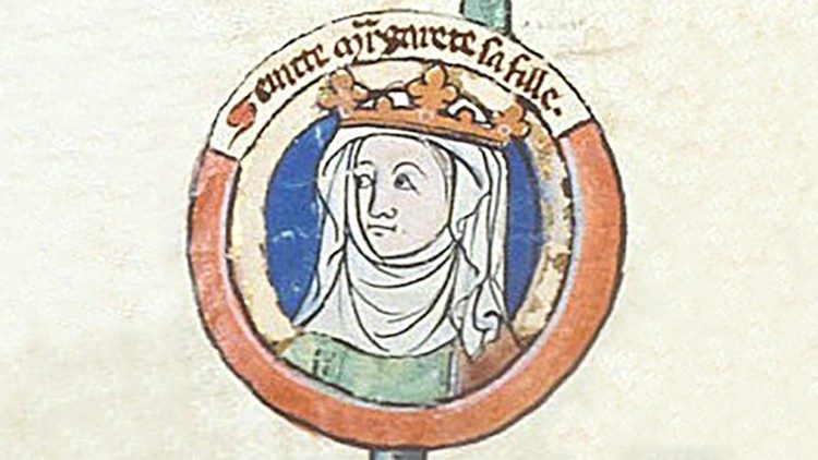 Bildnis der heiligen Margareta (1046/47-1093), Patronin von Schottland