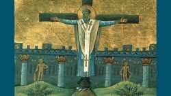 Le martyre de Saint Syméon, Ménologe de Basile II